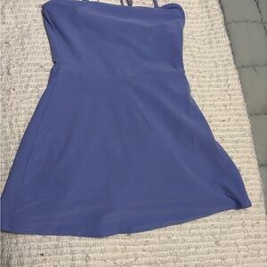 Alo Yoga AloSoft Courtside Tennis Dress Periwinkle Blue size M
